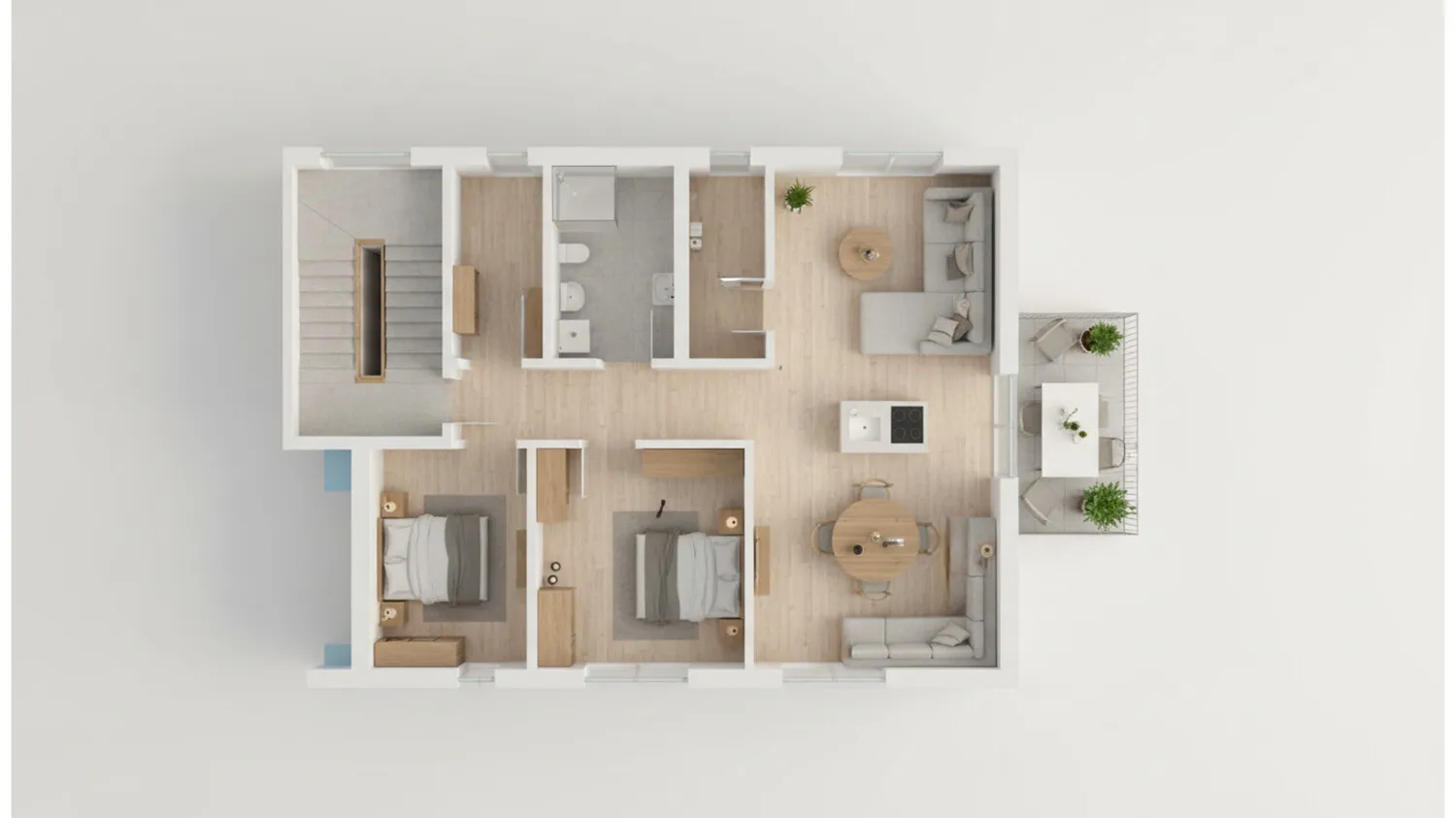 Visualisierung Grundriss