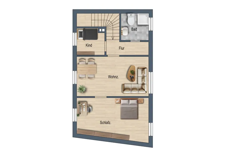 Grundriss OG Wohnung