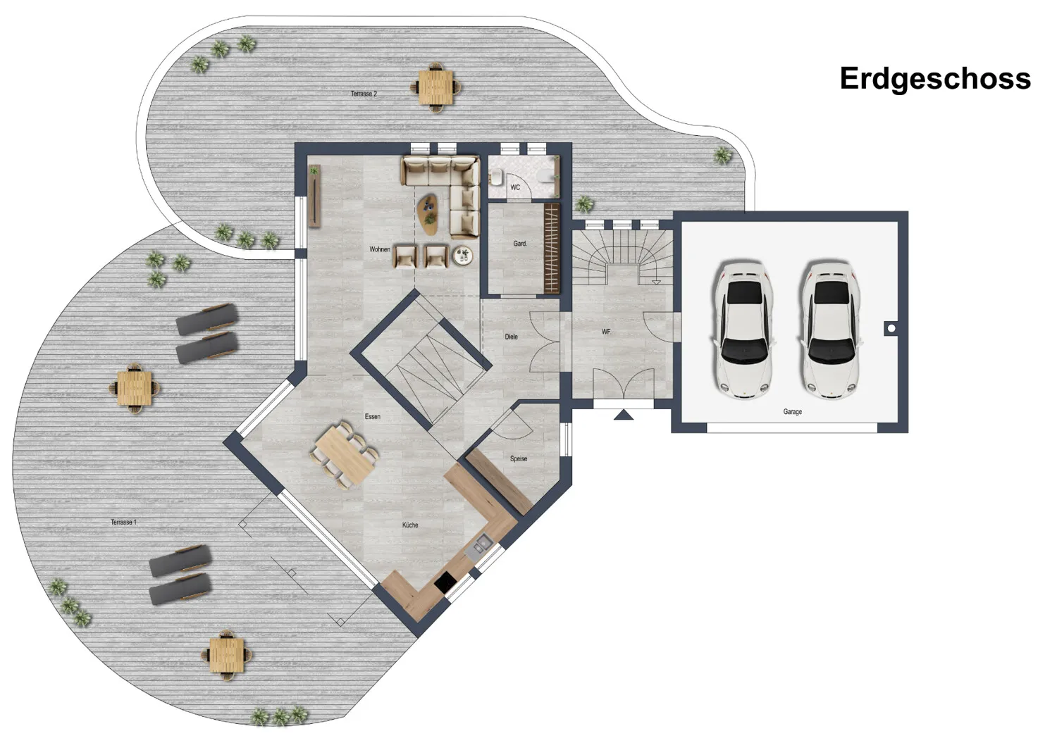 Grundriss Erdgeschoss Haus