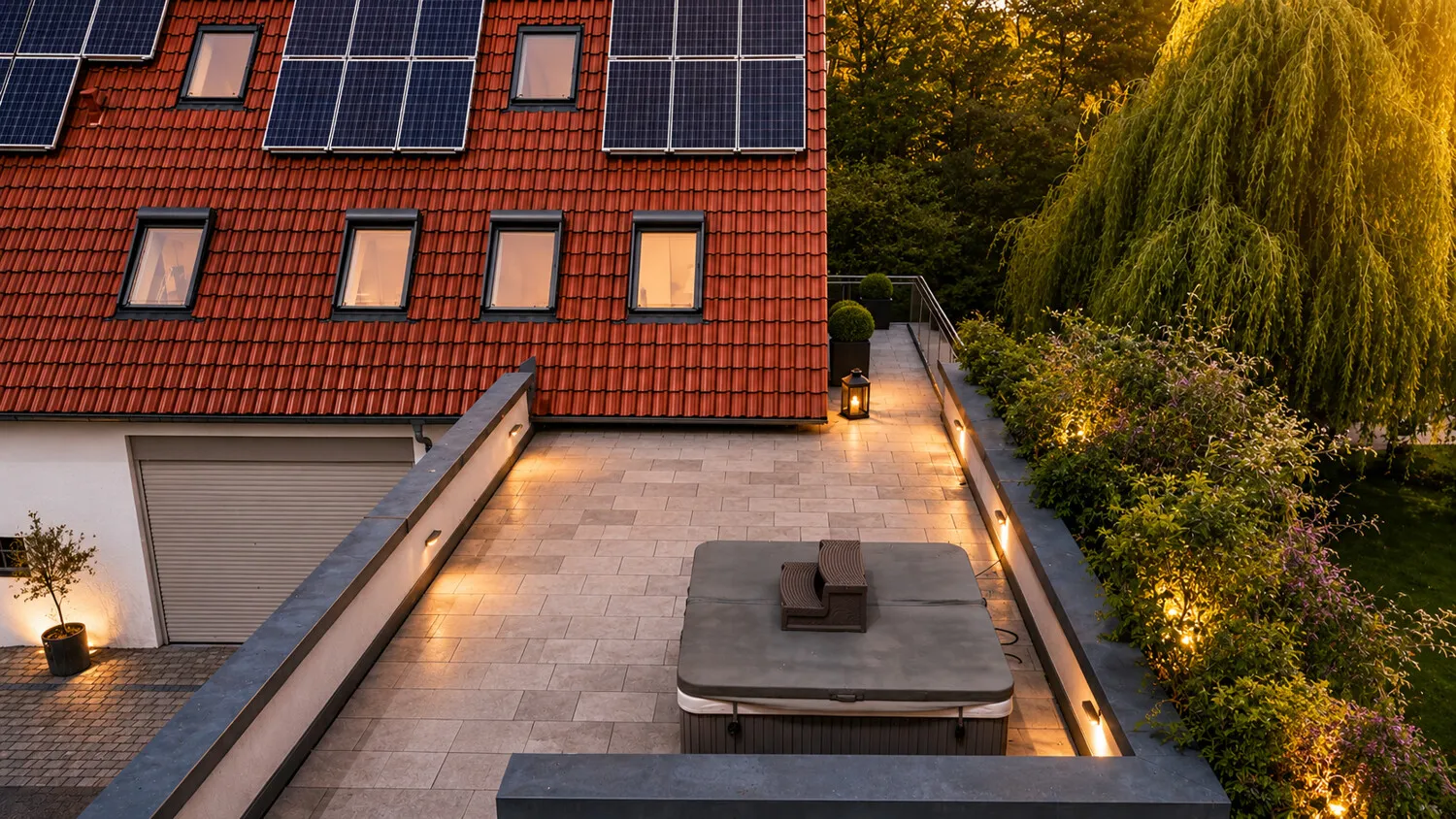 Gestaltungsvorschlag - Dachterrasse
