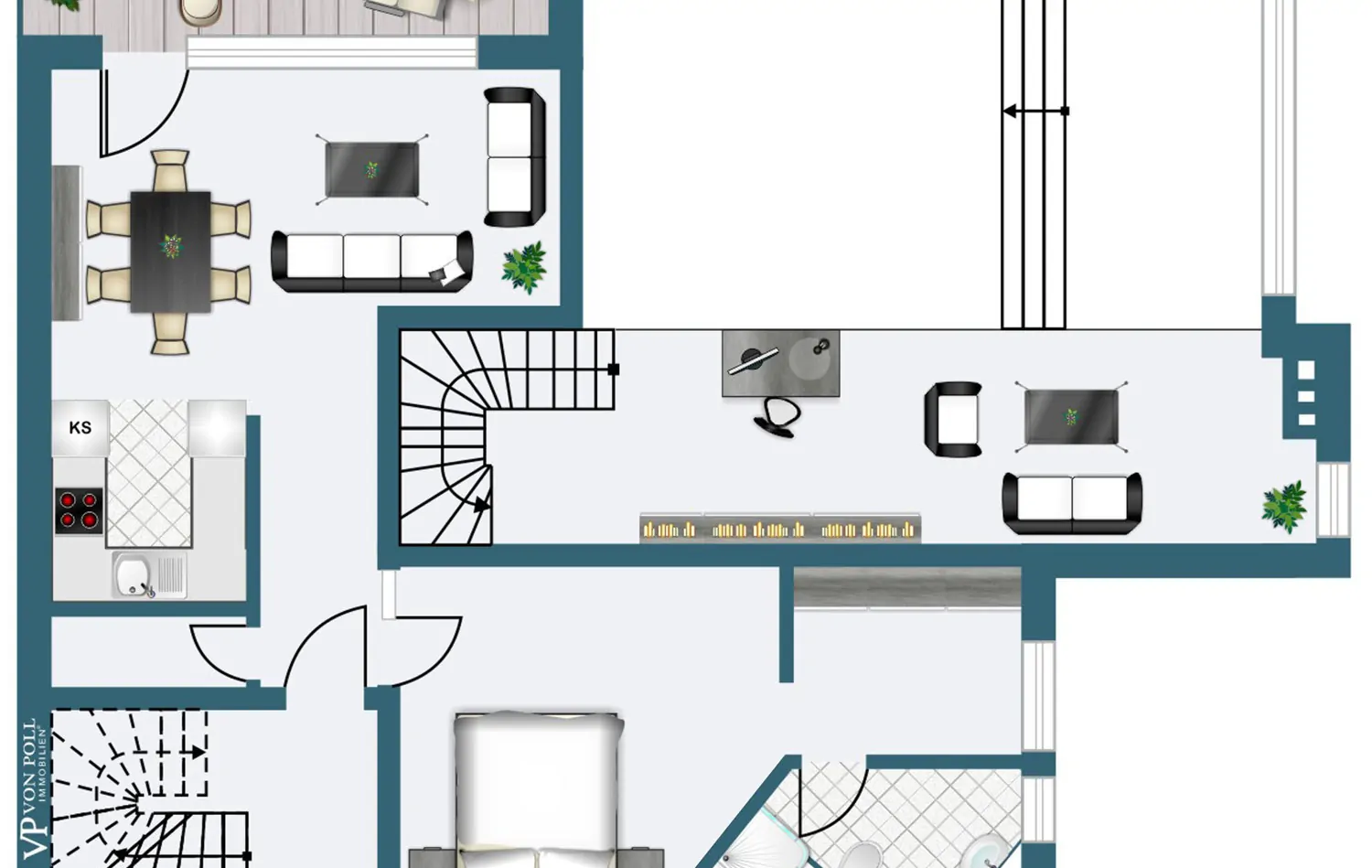 Grundriss Obergeschoss