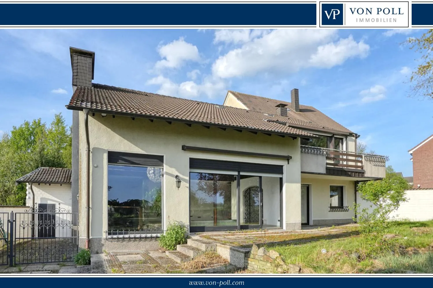 Rückansicht des Hauses