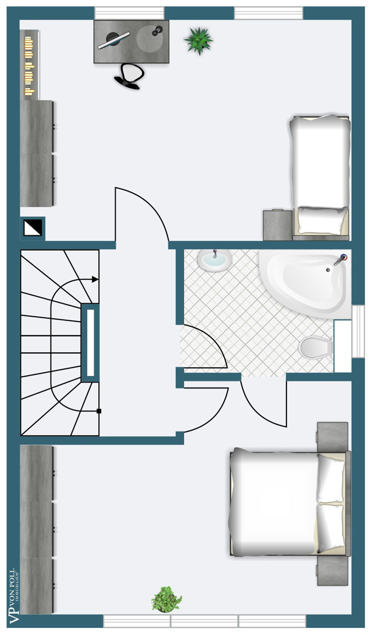 Grundriss Obergeschoss