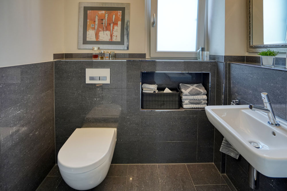 Gäste-WC im Erdgeschoss