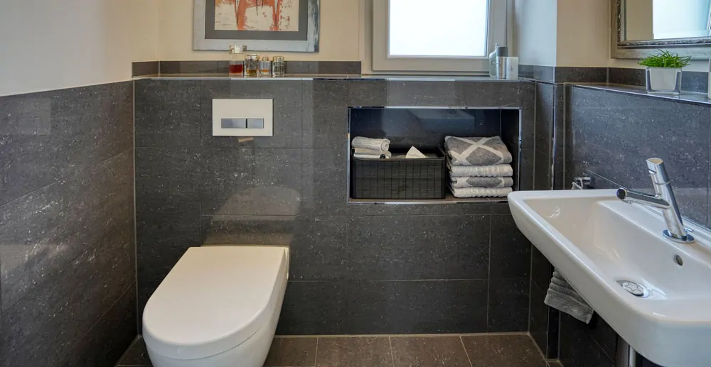 Gäste-WC im Erdgeschoss