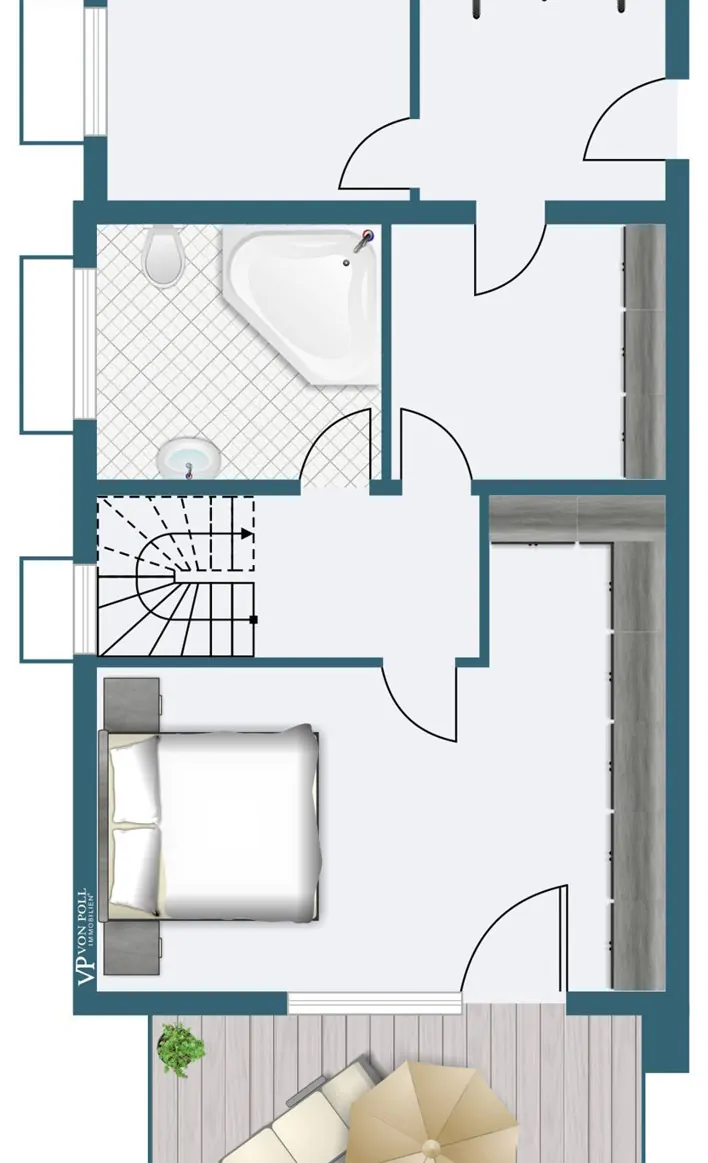 Grundriss Gartengeschoss