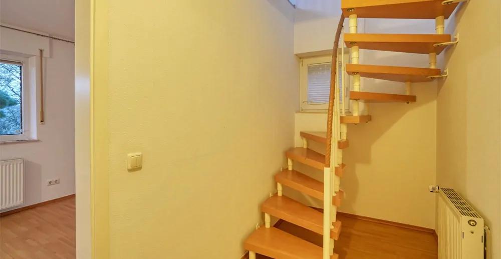 Treppe zum Gartengeschoss