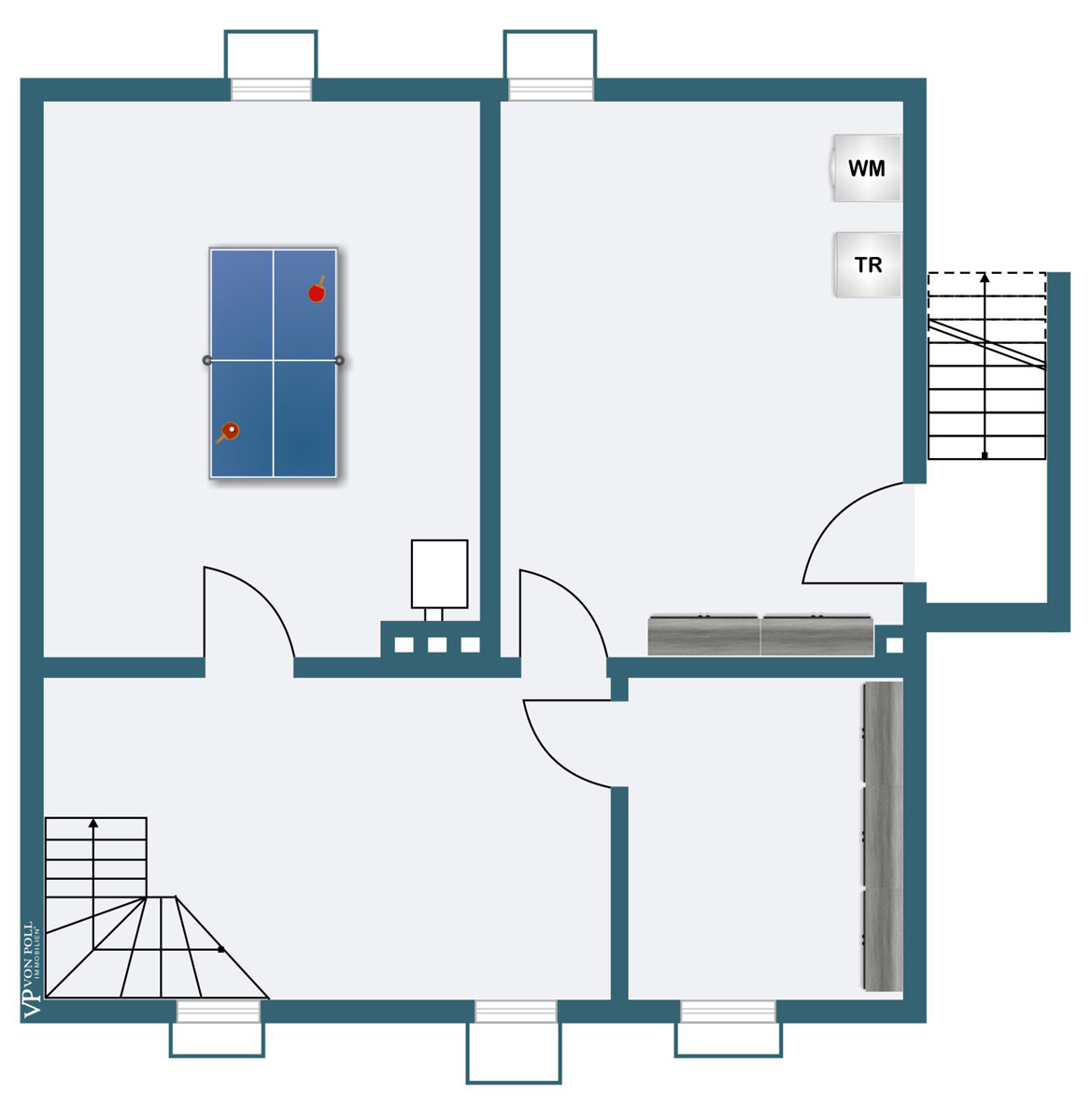 Grundriss Untergeschoss