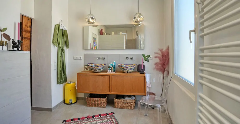 Teilansicht Duschbad im Obergeschoss