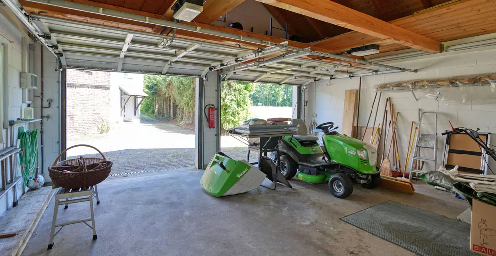 Innenansicht Doppelgarage