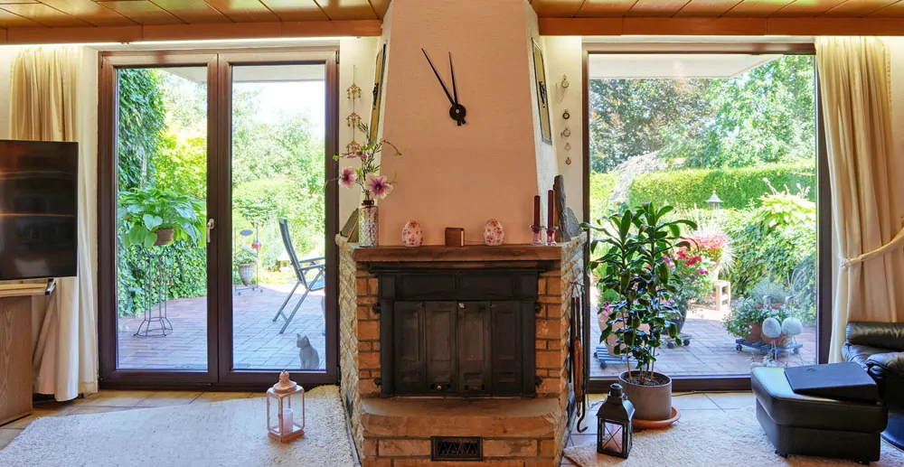 Kamin im Wohn-/Essbereich