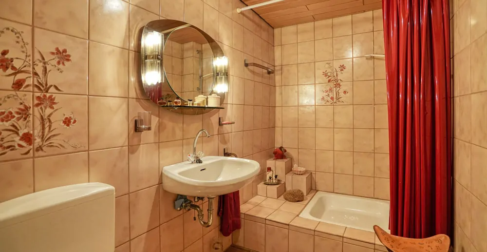 Duschbad im Untergeschoss