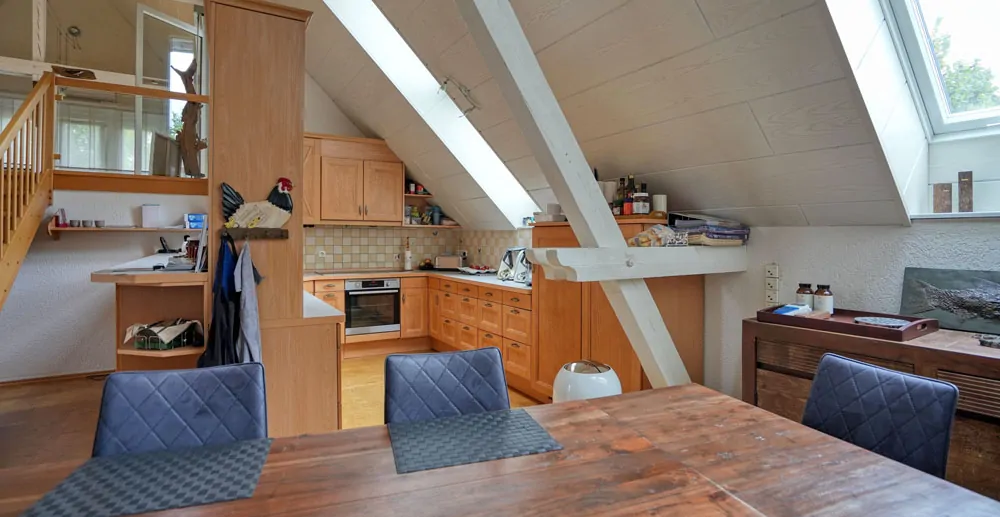 Blick zum Kochbereich