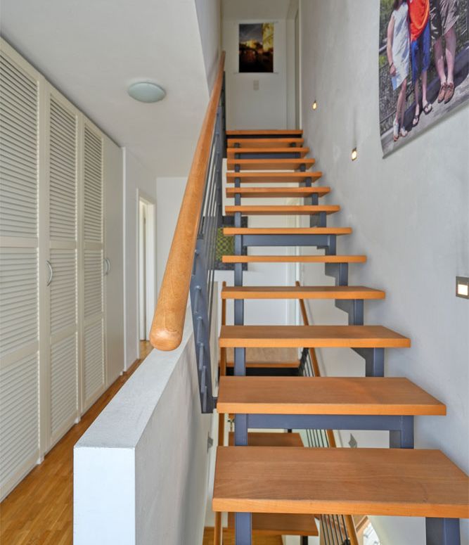 Treppe zum Dachgeschoss