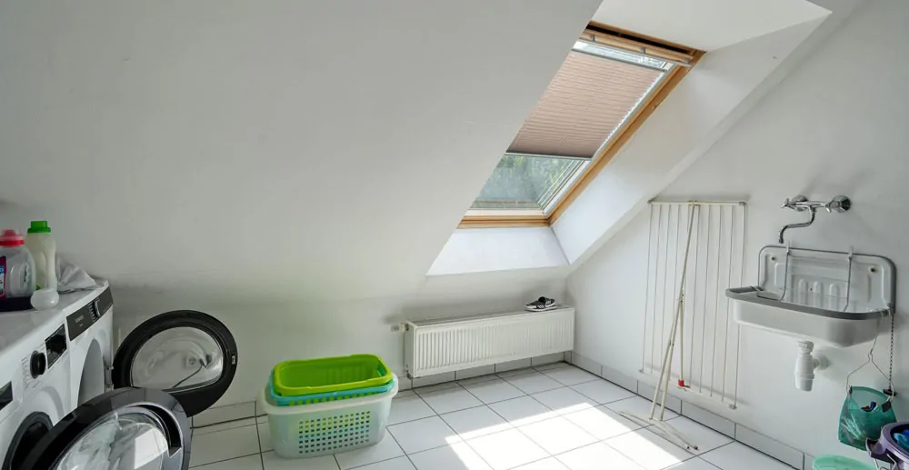 Hauswirtschafts- und Heizungsraum im Dachgeschoss