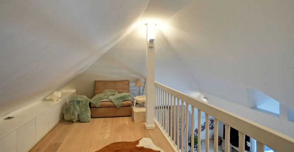 Galerie über dem Wohnbereich