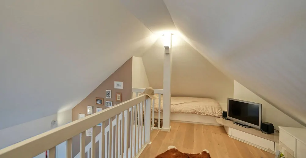 Galerie über dem Wohnbereich