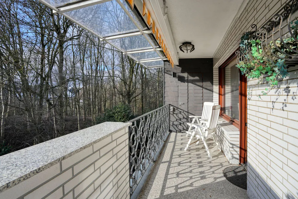 Balkon im Obergeschoss