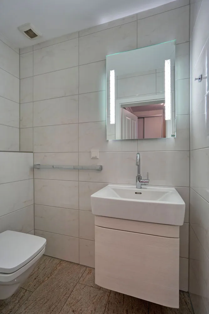 WC im Gartengeschoss