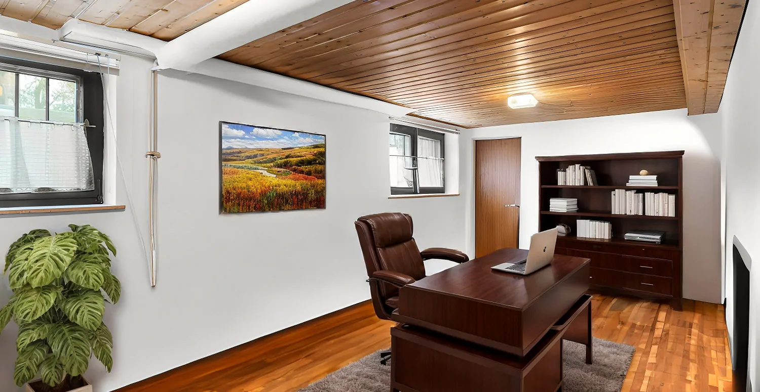 Arbeitszimmer im UG (Möblierungsbeispiel) UG