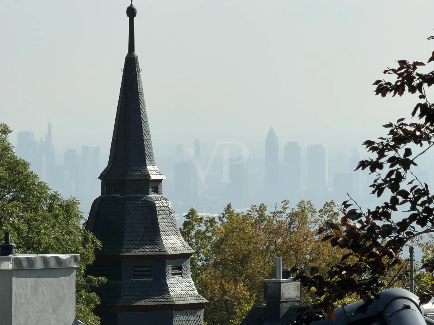 Two-family house in a good residential area with skyline view