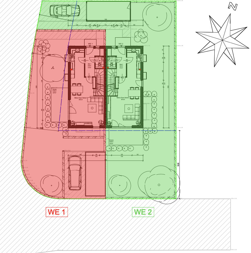 Lageplan DHH (W2-Grün)