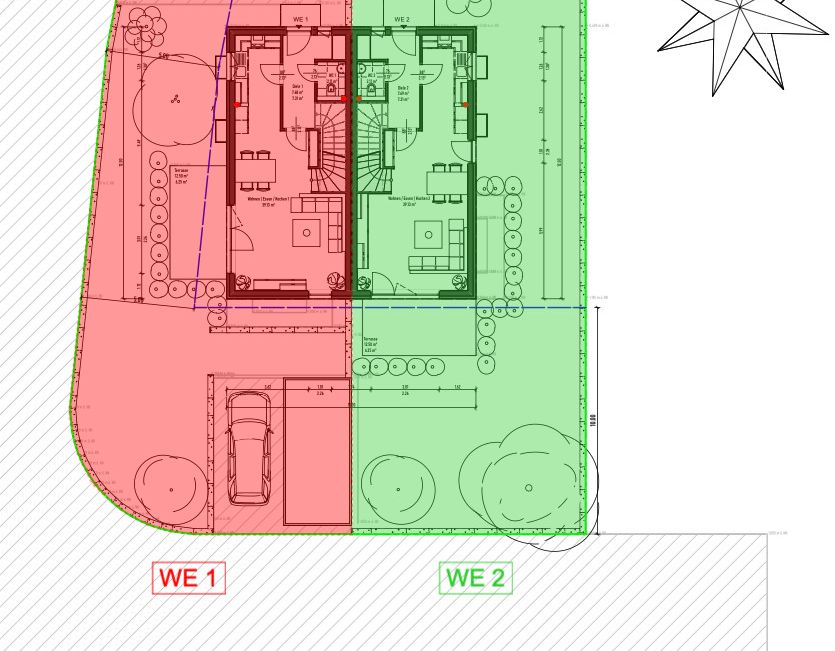 Lageplan DHH (W2-Grün)