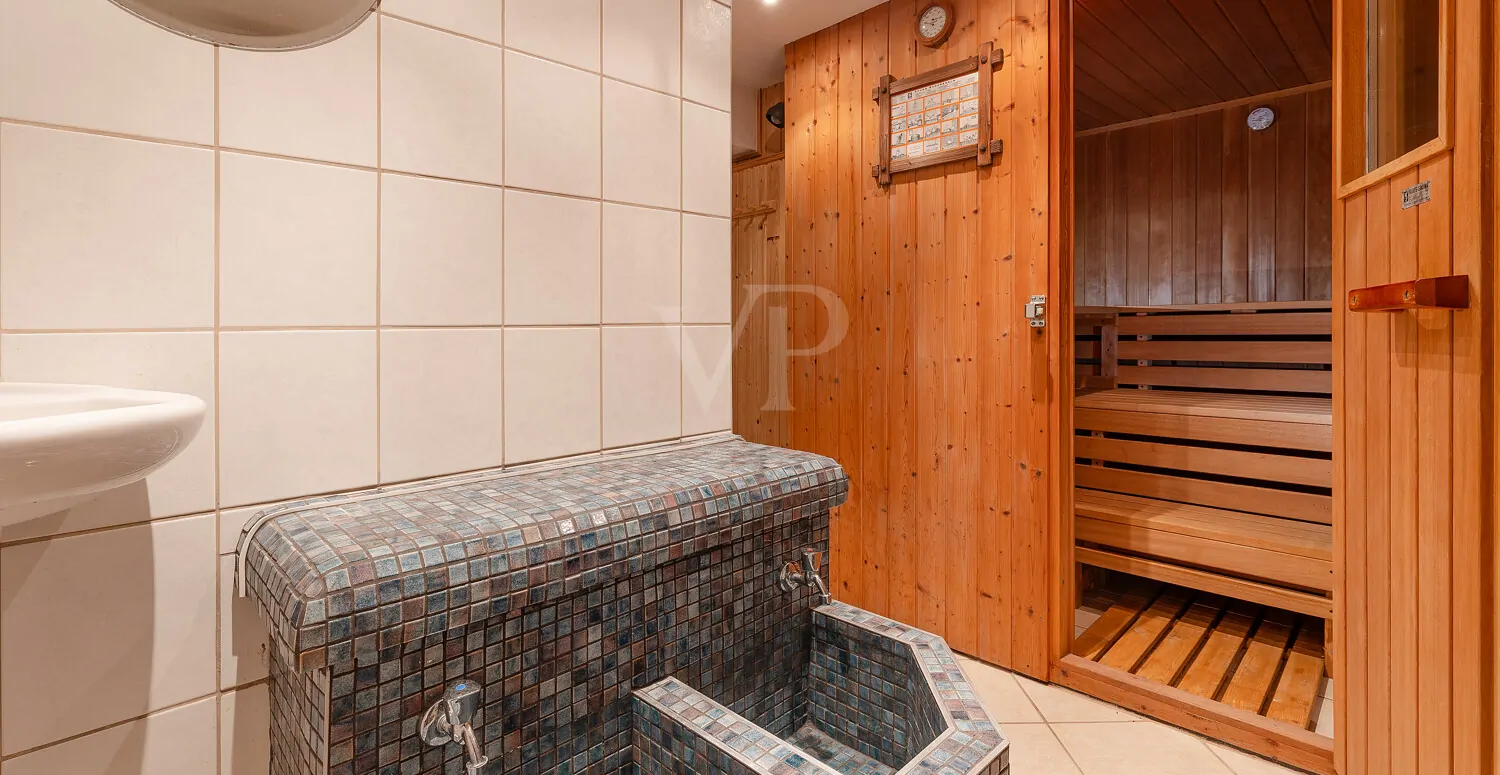 _Sauna und Fußbecken