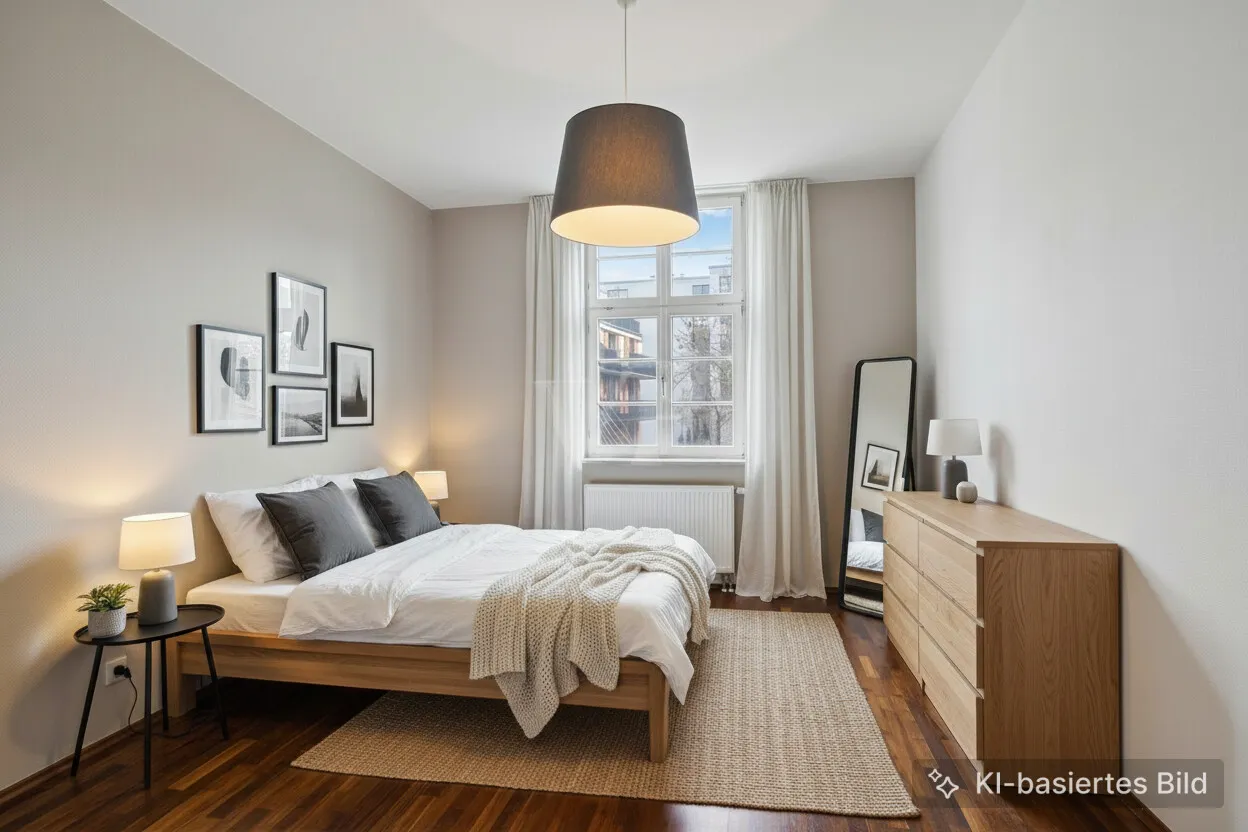 Schlafzimmer (Möblierungsbeispiel)