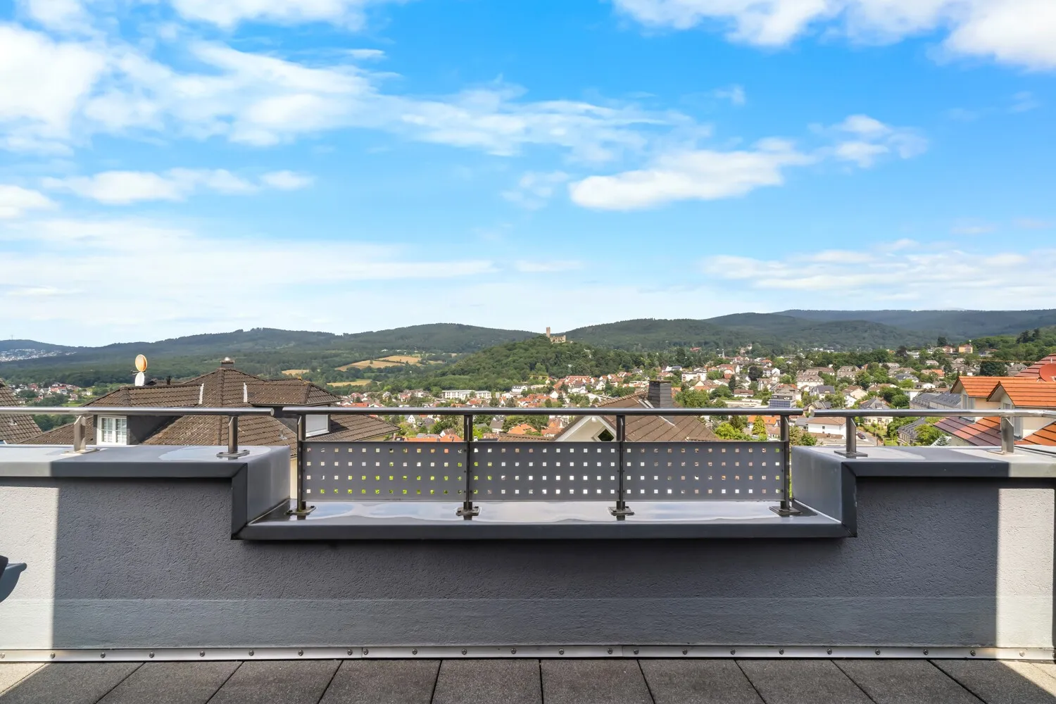 Ausblick von der Dachterrasse