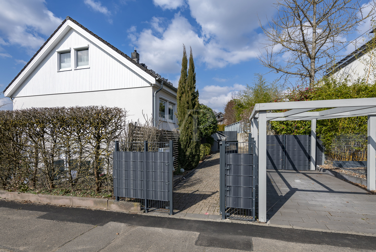 Ansicht von der Straße