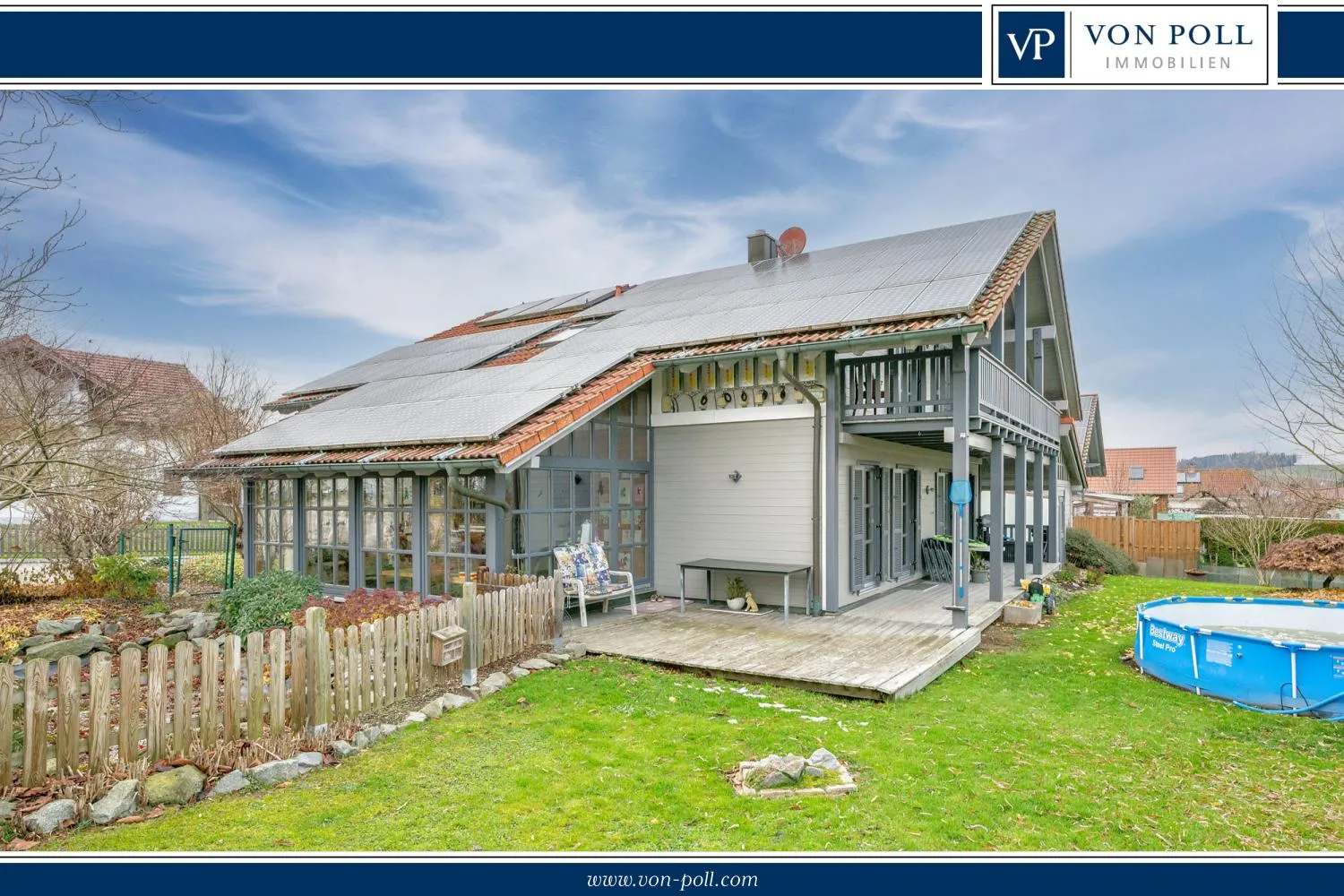 Hochwertiges Sonneitnerholzhaus - Einfamilienhaus mit Einliegerwohnung und großem Grundstück