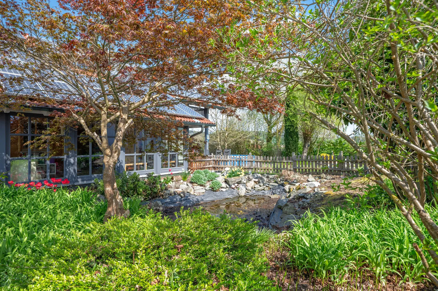Maison Sonneitner en bois de haute qualité - maison individuelle avec studio indépendant et grand terrain