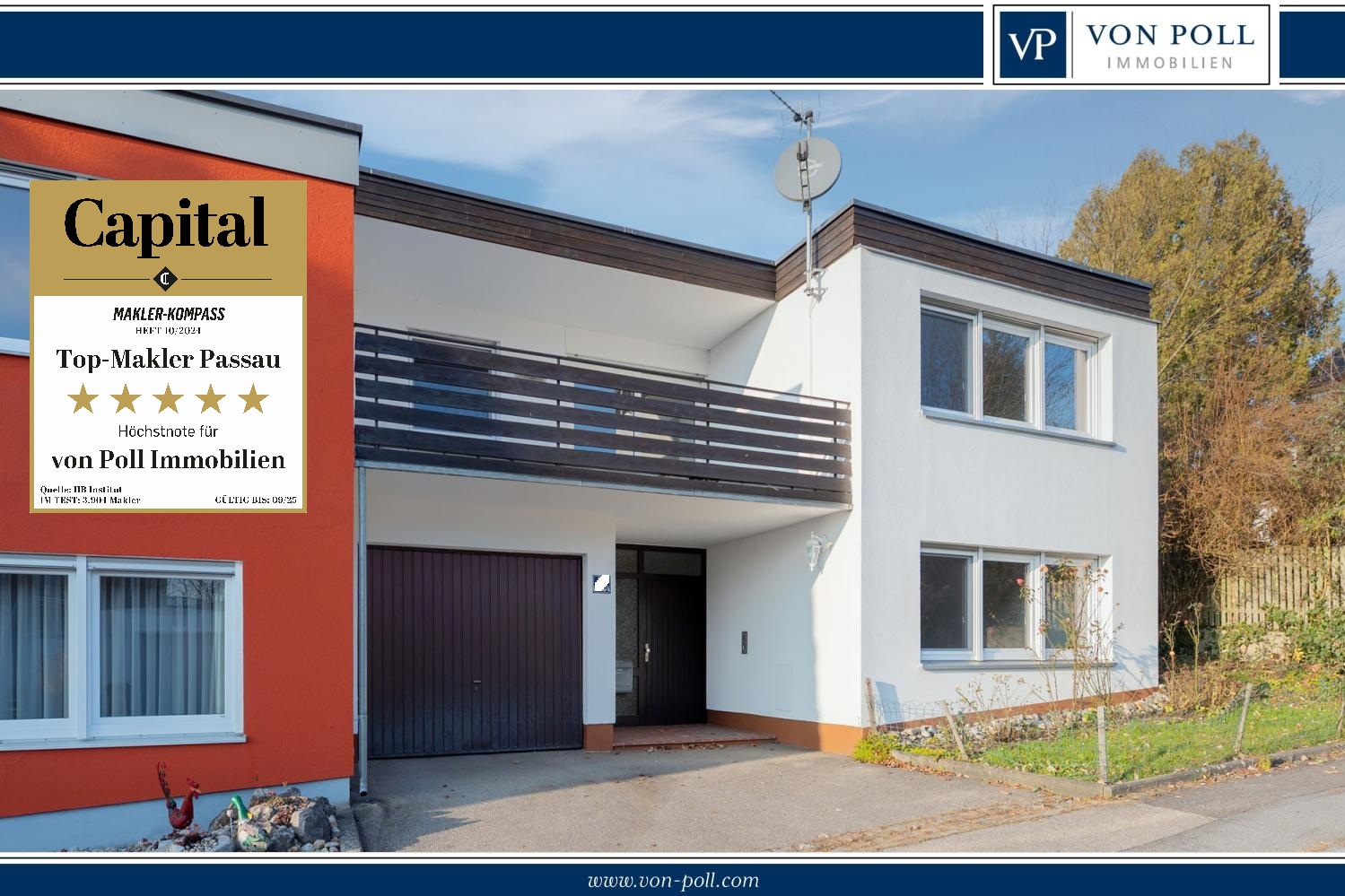 Gepflegtes Einfamilienhaus mit sonniger Balkon-Terrasse