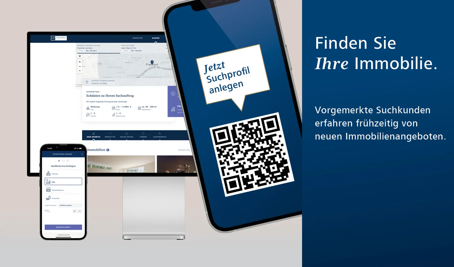 Dreizimmer-Wohnung mit Fernblick