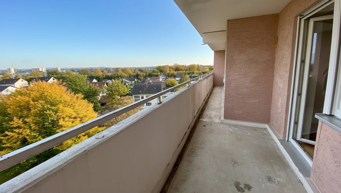 Dreizimmer-Wohnung mit Fernblick