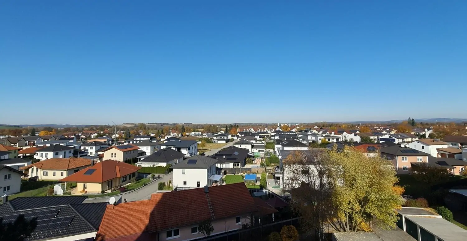 Dreizimmer-Wohnung mit Fernblick