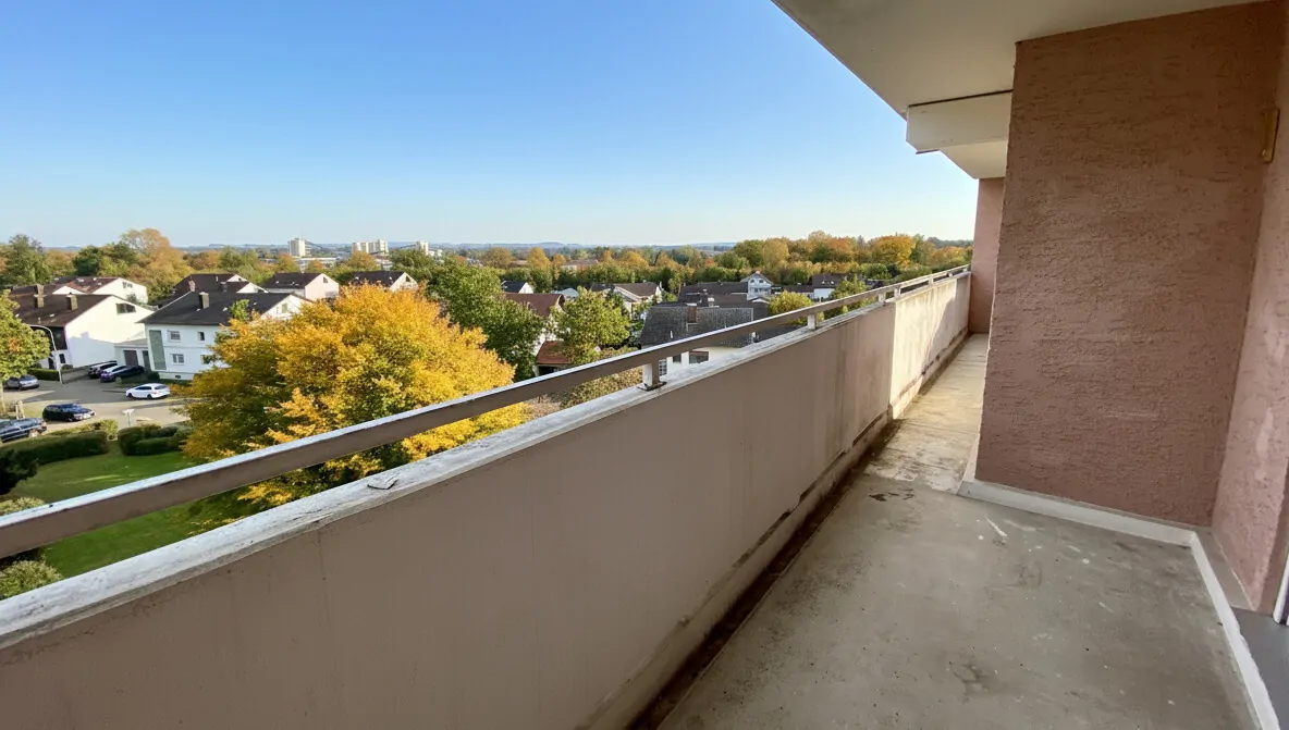 Dreizimmer-Wohnung mit Fernblick