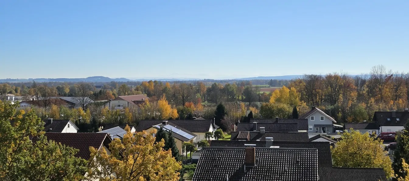 Dreizimmer-Wohnung mit Fernblick