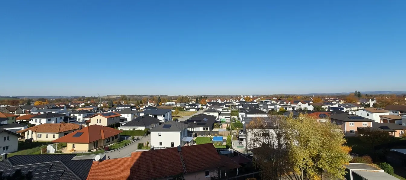 Dreizimmer-Wohnung mit Fernblick