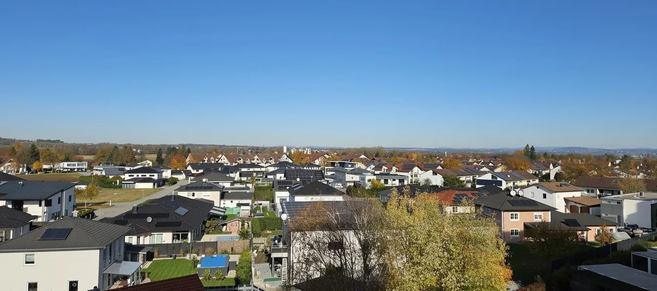 Dreizimmer-Wohnung mit Fernblick
