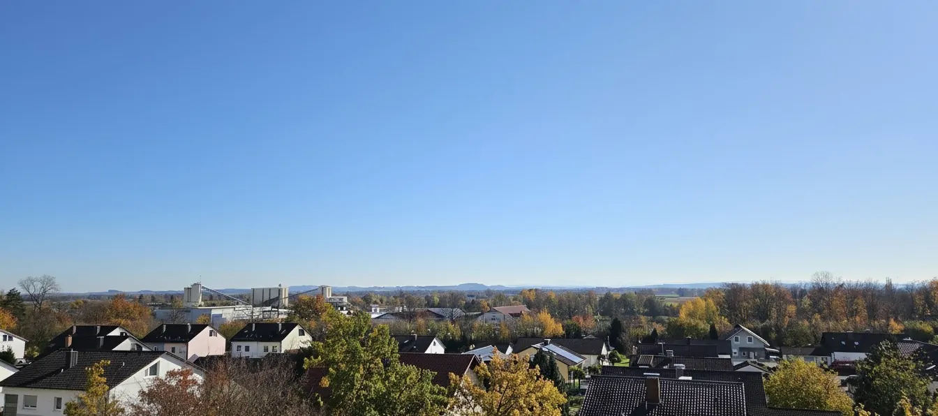 Dreizimmer-Wohnung mit Fernblick