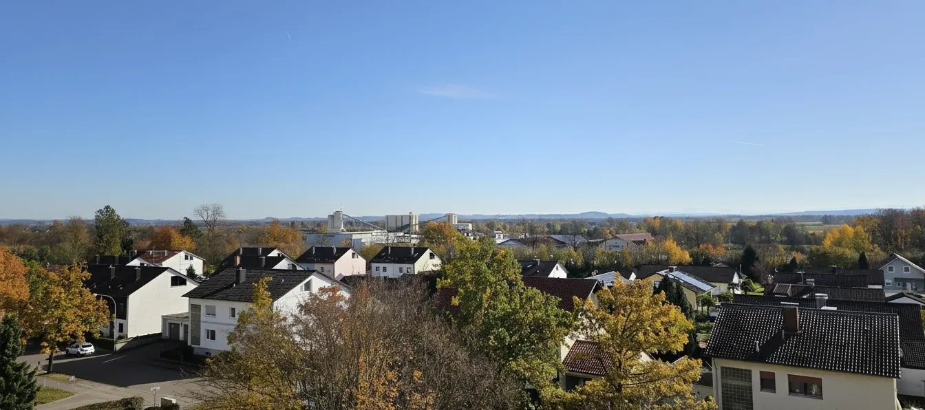 Dreizimmer-Wohnung mit Fernblick
