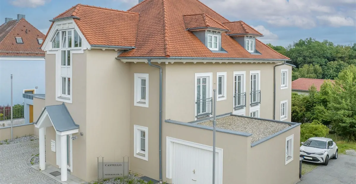 Helle, moderne, ebenerdige 3-Zi.-Whg. mit Südbalkon und Garage