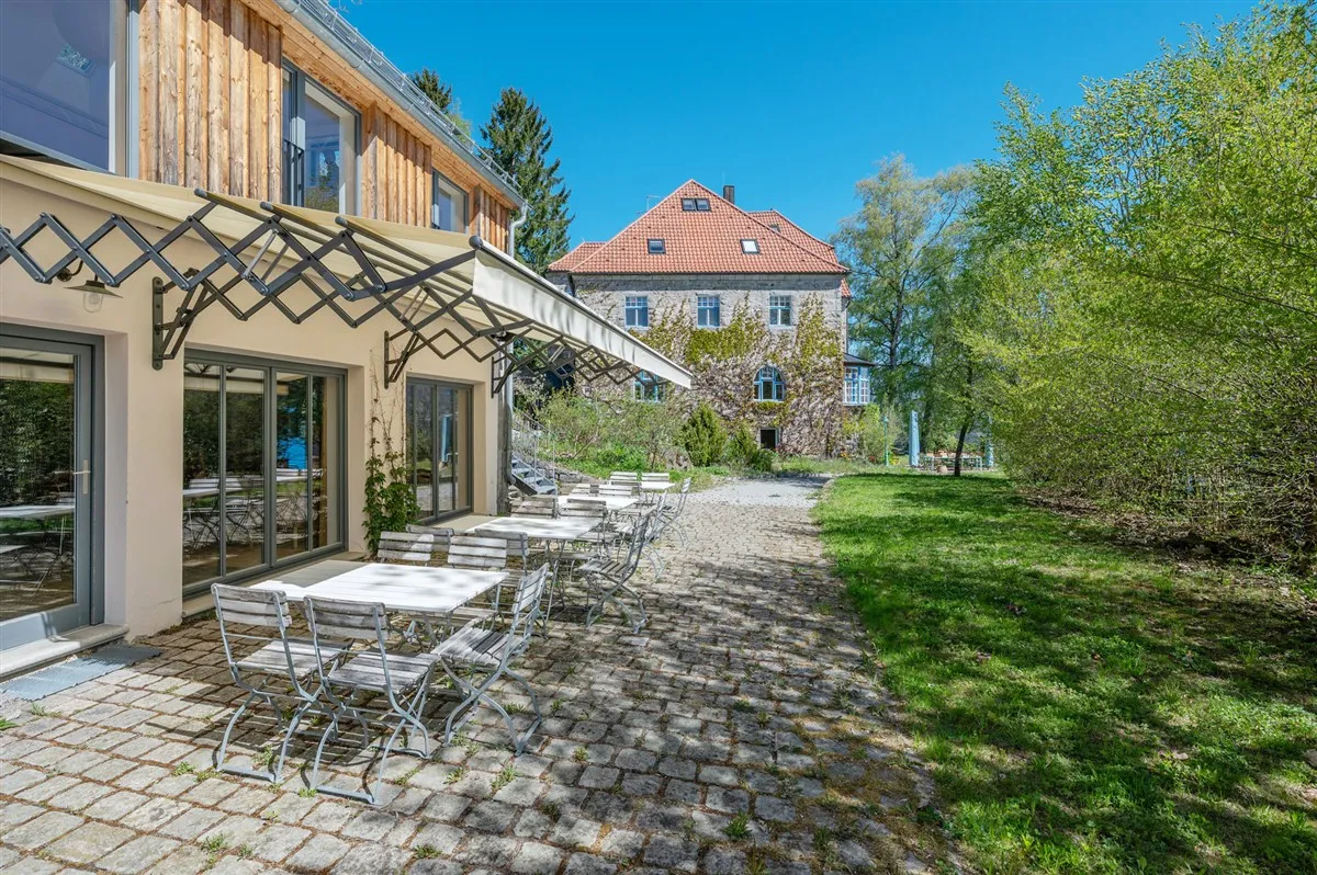 Terrasse vor Kutscherhaus