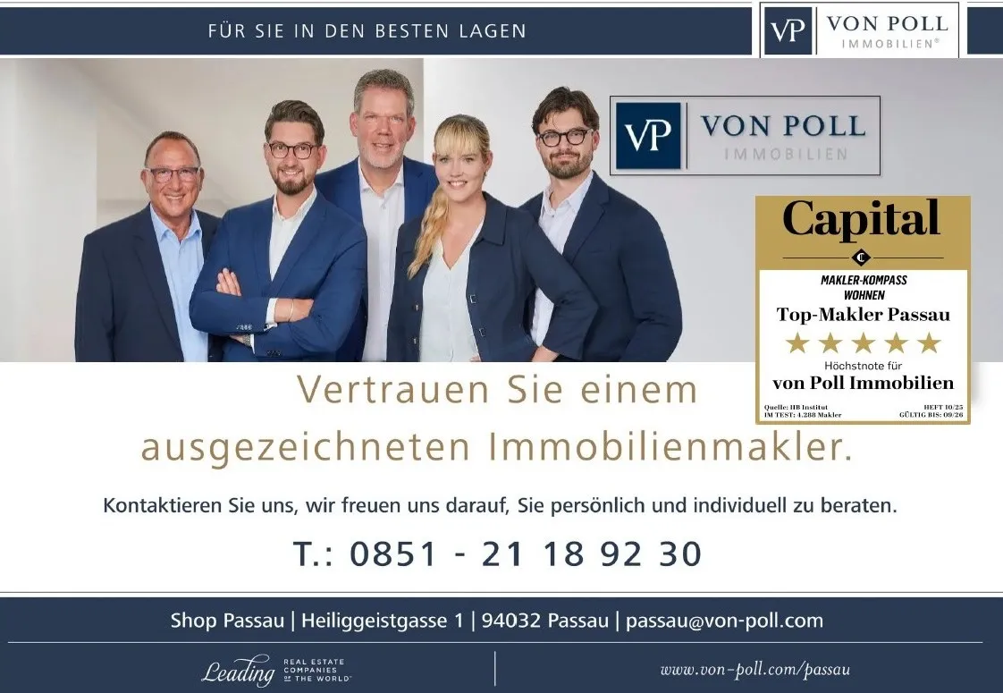 Moderne 3-Zi.-Penthousewohnung mitten in der Granitstadt Hauzenberg
