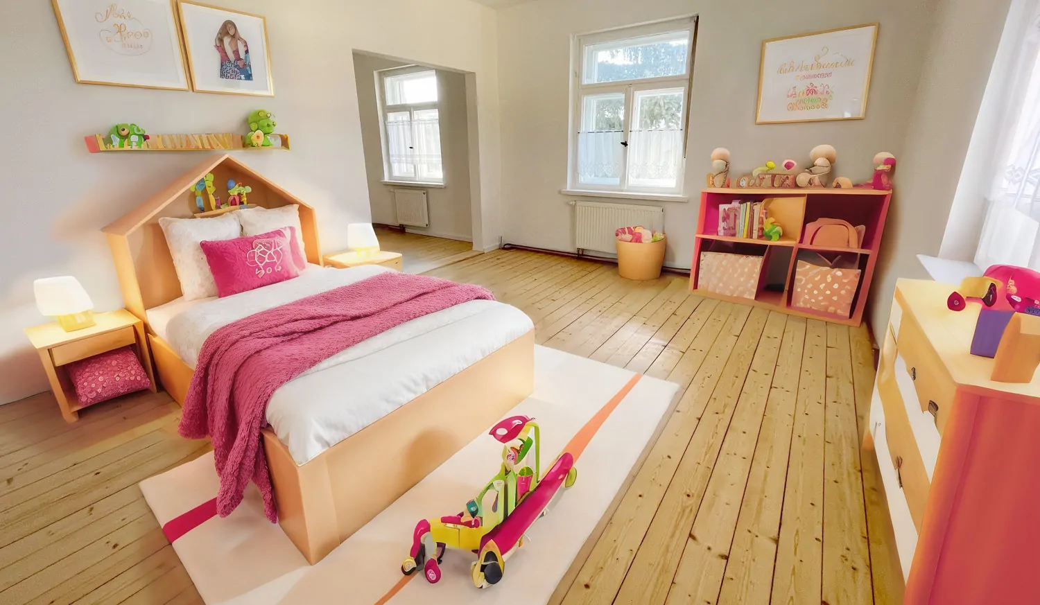 Kinderzimmer Visualisierung