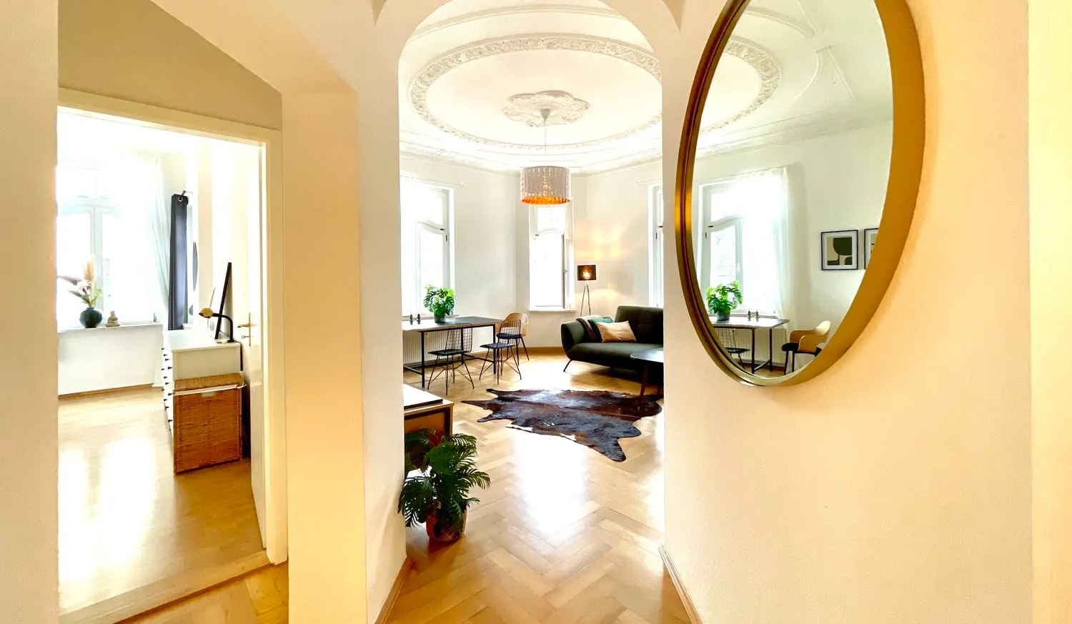 Blick in den Wohnbereich