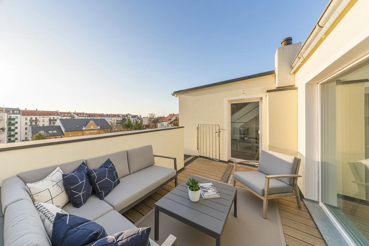 Dachterrasse Homestaging
