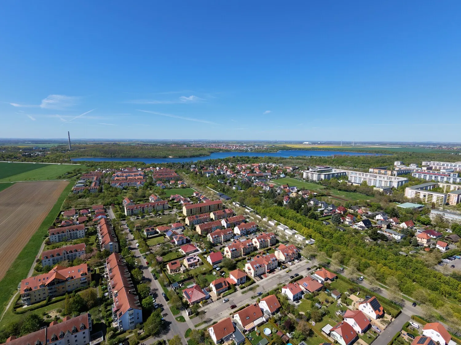 Luftbild zum Kulkwitzer See
